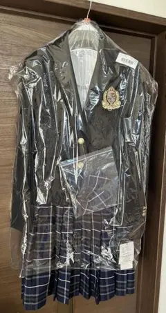 デコラピンキーズ 2ボタンジャケットxロングチェックスカート ガールズ 150