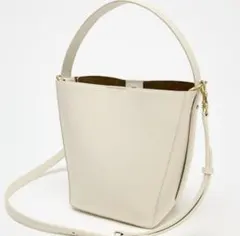 ZARA シングルハンドルバケットバッグ