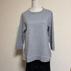 ☆美品　センソユニコ☆Lucruca7分袖 カットソー 前後切り替え