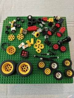LEGO レゴ　車両　タイヤ　パーツセット 多様な色とデザイン