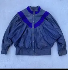 vintage レザー ジャケット　ラムスキン　日本製　レトロ　古着のサムネイル