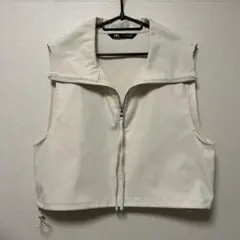 【ありさ様】ZARA アイボリー ノースリーブ ベスト ザラ