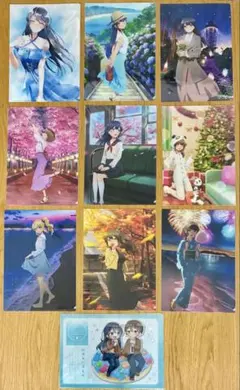 匿名配送　青春ブタ野郎シリーズ　複製原画セット　31枚セット+クリアファイル 青春ブタ野郎シリーズ A4クリアファイル4枚セット - メルカリ