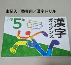 <未記入> 小学校 5年 漢字学習ドリル　漢字ガイダンス