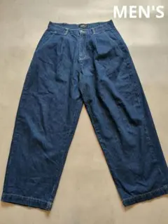 Beno デニム ワイドパンツ クロップド丈　Sのサムネイル