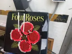 希少】Four Roses フォアローゼズ 電飾看板 バーサイン 点灯確認済み 