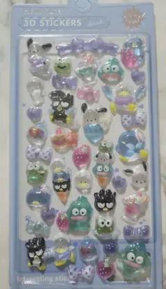 3Dステッカー　硬いシール　はぴだんぶい