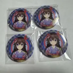 とのそら　箔押し缶バッジ　正月衣装ver.　4個セット　ホロライブ
