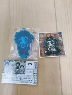 鬼滅の刃 ここみえアクリルフィギュア玖ノ型・鬼滅の刃マンチョコ 獪岳