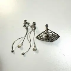 イヤリング アクセサリー(シルバー)