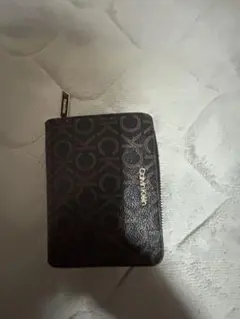 「値下げ交渉アリ！」Calvin Klein 二つ折り財布 黒