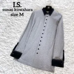 【sunao kuwahara】長袖カットソーシャツ カフス イッセイミヤケ M
