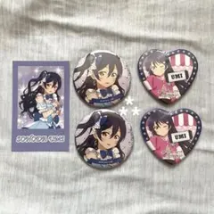 ラブライブ！ μ's Aqours 東京ドームシティ　園田海未　缶バッジ