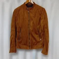 M　メンズビギ　ジャケット　茶　フェイクスエード
