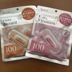 Yunth シートマスク 2種セット (各７枚入✖︎2)