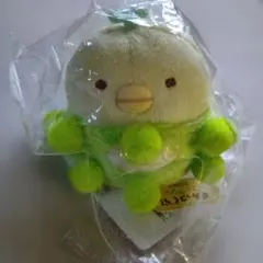 【新品】すみっコぐらし　てのりぬいぐるみ　フルーツパーラー　ぺんぎん？マスカット