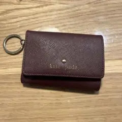 kate spade バーガンディ カードケース