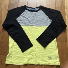 GapFit 長袖カットソー M 黒・灰・黄　130