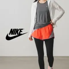 827ね@ NIKE DRI-FIT ランニング ショートパンツ グレー