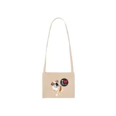 I LOVE BULLDOG キャンバス サコッシュ ブルドッグ
