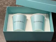 ティファニー Tiffany コーヒーカップ 2個セット ショッパー付