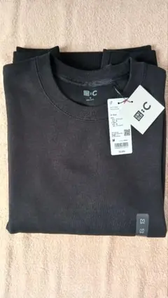 UNIQLO ユニクロ オーバーサイズスウェットシャツ Mサイズ ブラック