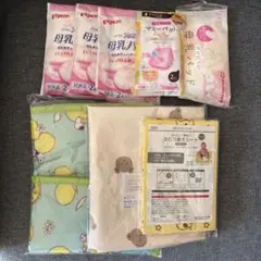 母乳パッドとオムツ替えシート