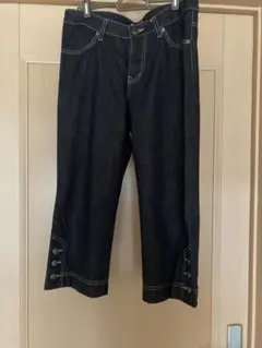 デニムクロップドパンツ 70-95のサムネイル