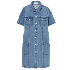 EGOISTのWash半袖シャツワンピース