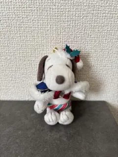 USJ限定　スヌーピー クリスマスぬいぐるみ キーホルダー