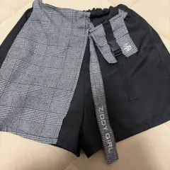 ZIDDY チェック柄 ショートパンツ 130