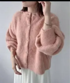 美品★アパートバイ　5G2WAYクルーカーディガン