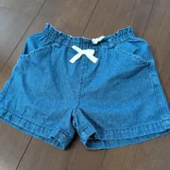 petit main ショーパンツ 120　デニム風