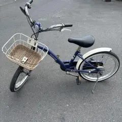 Innovation Factory キッズ自転車 ネイビー 補助輪付き - メルカリ