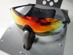 ジャンク。OAKRAY EV ZERO 青色レンズ ホワイトフレーム - メルカリ