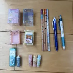 子ども用文房具セット リラックマ すみっコぐらし　鉛筆 ボールペン 消しゴムなど