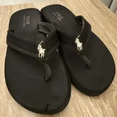 POLO Ralph Lauren ブラック ビーチサンダル　27cm