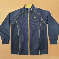 UNDER ARMOUR ジャージ ジャケット ブラック×イエロー YLG