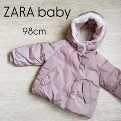 【匿名配送】ZARAbaby ザラベイビー　中綿ダウンジャケット　女の子　ピンク