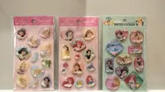 ディズニー 　プリンセス カプセルシール　 ウォーターシール セリア　3点セット