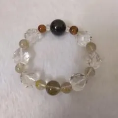 天然石ブレスレット　ルチルクォーツ