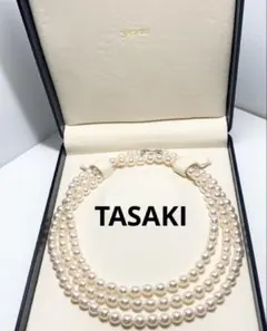 美品♡TASAKI♡素晴らしい照り艶♡アコヤ真珠♡k14♡2連ロング