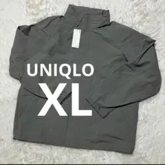 【新品】UNIQLO ユニクロ ウィンドプルーフスタンドブルゾン XL グレー