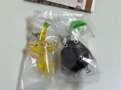 黄　岩　ピクミン　めじるしアクセサリー２　２点　セット　ガチャ
