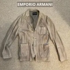 EMPORIO ARMANI ベージュ スエード テーラードジャケットのサムネイル