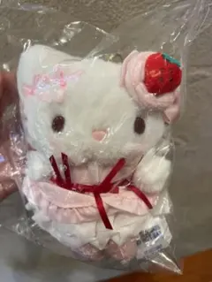 サンリオ いちごホイップケーキシリーズ マスコットバッグチャーム ハローキティ