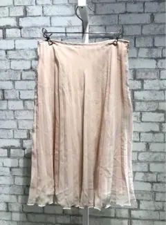 ピンク プリーツスカート【期間限定掲載】