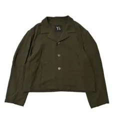 93aw Y's ワイズ シャツブルゾン ブラック 90's - メルカリ
