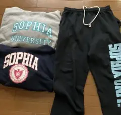 SOPHIA UNIVERSITY スウェットパンツ3点
