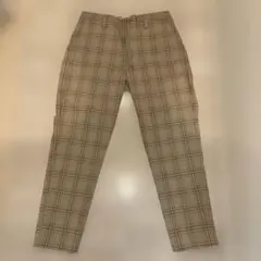 【美品】チェック柄 スラックス ズボン パンツ Lサイズのサムネイル